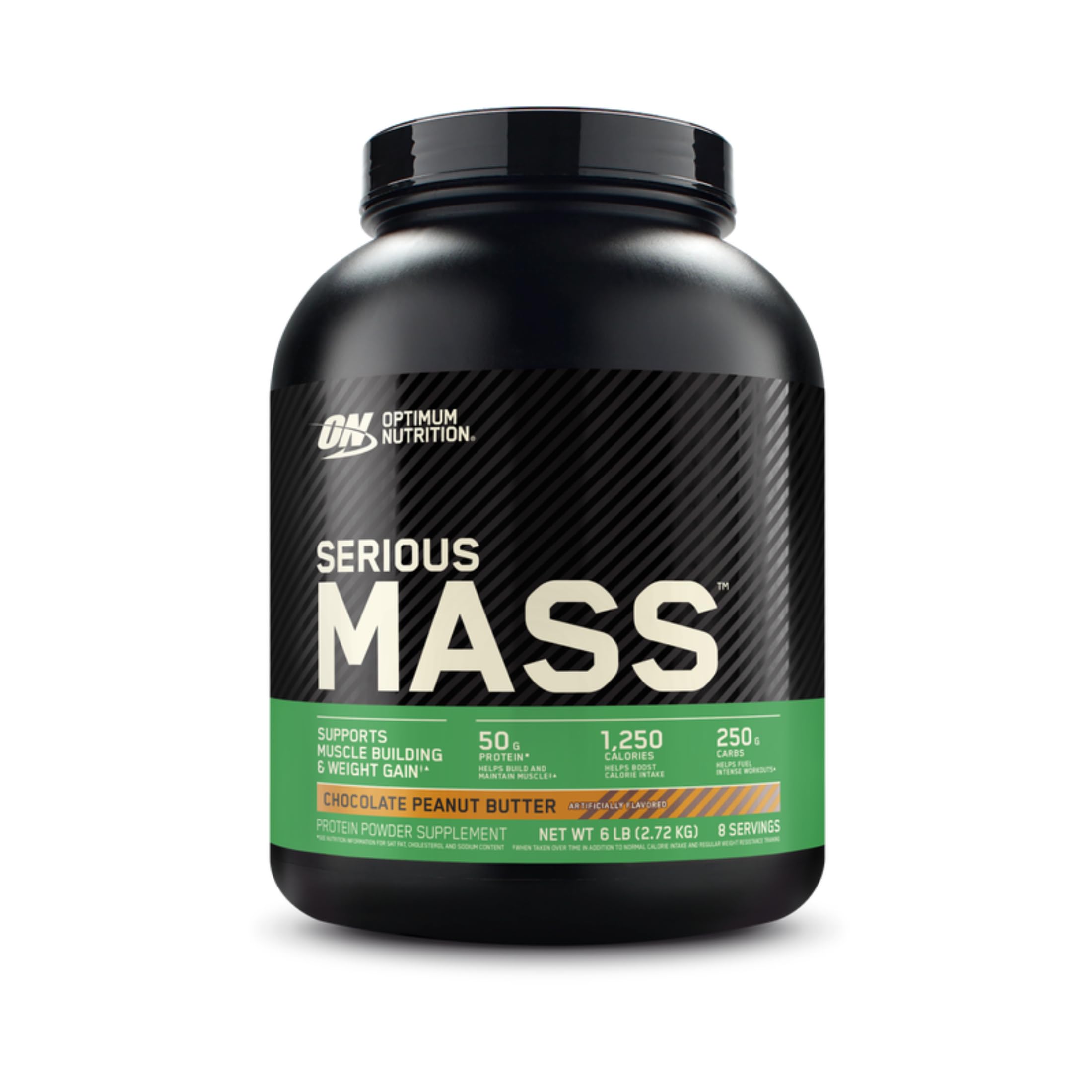 Optimum Nutrition Serious Mass, Weight Gainer Protein Powder, Mass Gainer, Vanilla Flavor, 6 Pound (Packaging May Vary)
