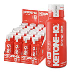 Ketone-IQ Caffeine-Free Ketone Supplement Shots – 10g Ketones per Serving, Raspberry Lemonade, 12 Pack