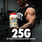 GHOST Whey Protein Powder, Cinnabon - 2LB, 25G Protein Per Serving - Cinnamon Roll Flavor - Whey Protein Isolate, Concentrate & Hydrolyzed Blend - Soy & Gluten Free