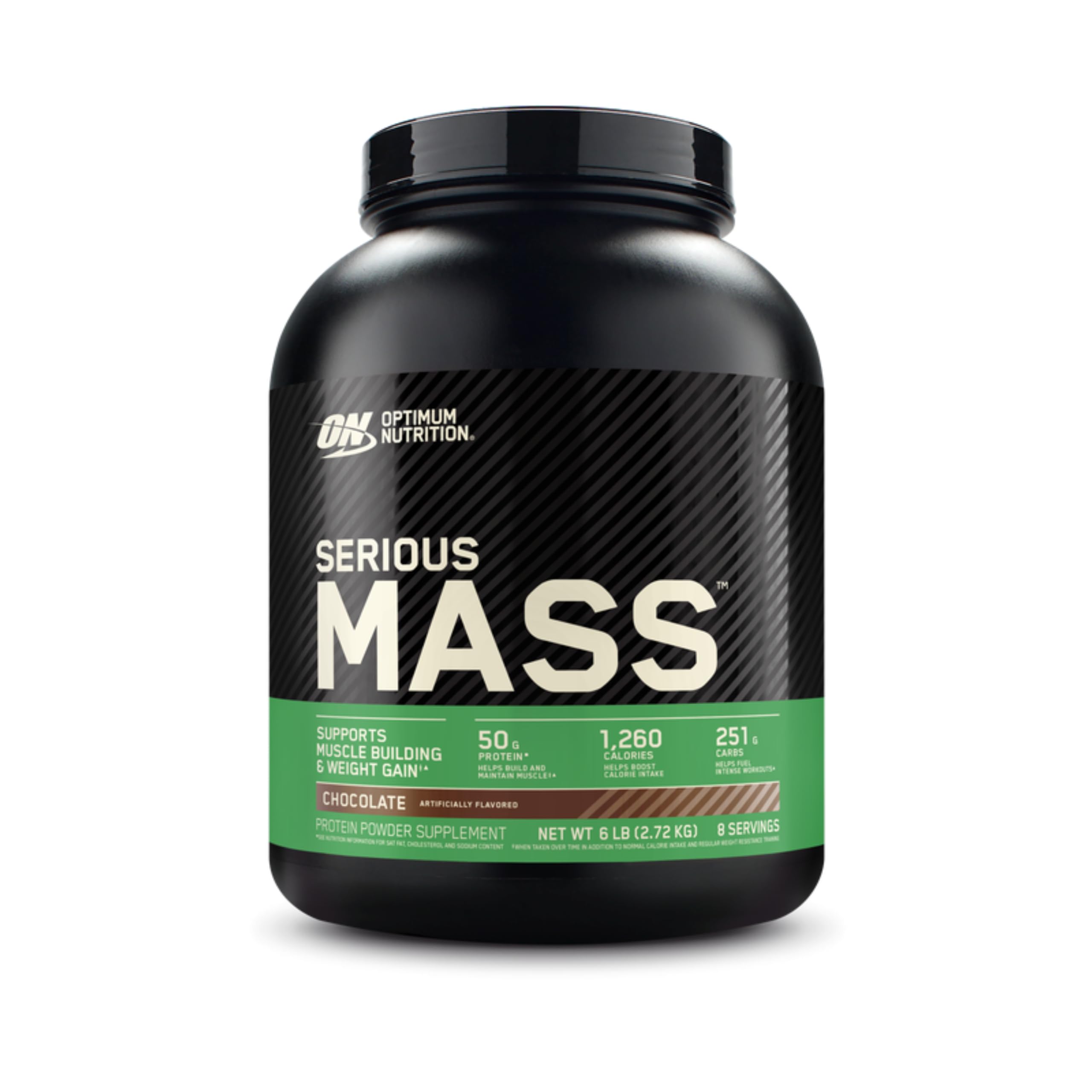 Optimum Nutrition Serious Mass, Weight Gainer Protein Powder, Mass Gainer, Vanilla Flavor, 6 Pound (Packaging May Vary)
