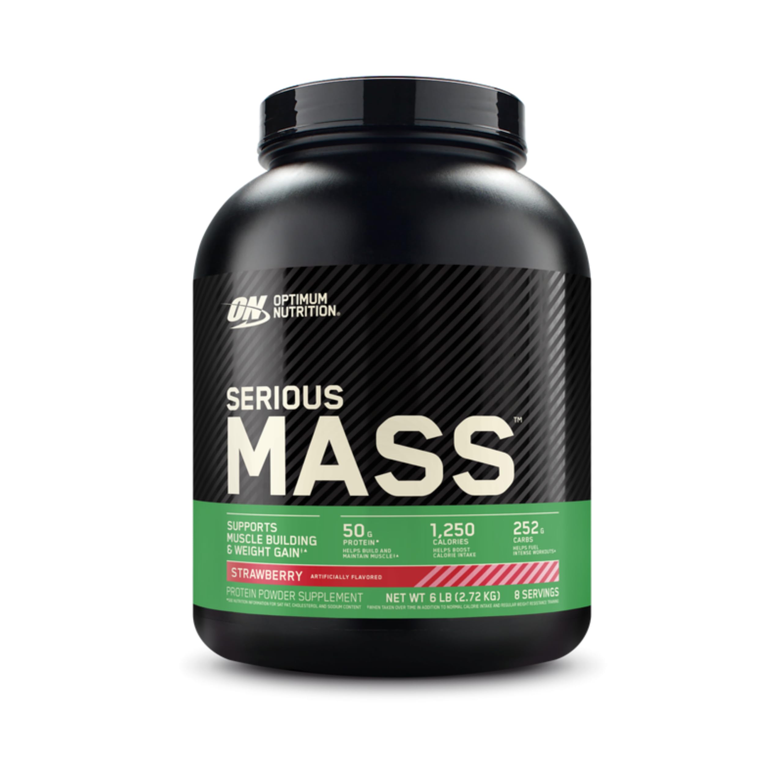 Optimum Nutrition Serious Mass, Weight Gainer Protein Powder, Mass Gainer, Vanilla Flavor, 6 Pound (Packaging May Vary)