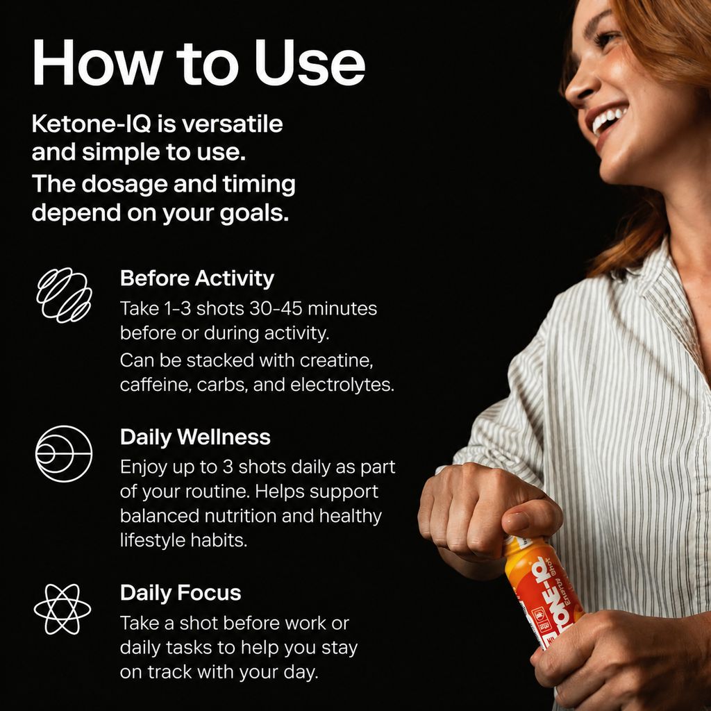 Ketone-IQ Caffeine-Free Ketone Supplement Shots – 10g Ketones per Serving, Raspberry Lemonade, 12 Pack